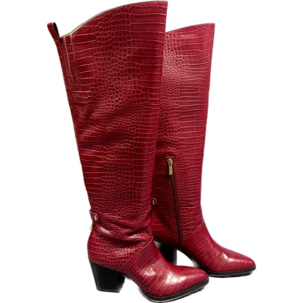 SARTO BY FRANCO SARTO Caylen Riding Boot BRAND NEW IN BOX 7M WINE COLOR